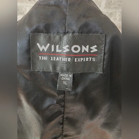 Vintage Wilson's Leather Vest Mens Size XL - Picture 5 of 6